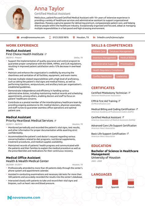 medical assistant resume examples guide