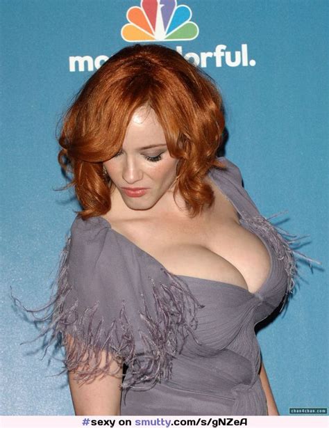 christinahendricks fuckyeah boobs redhead celebrity bigtits bigboobs cleavage hot sexy