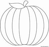 Blank Coloring Halloween Pages Pumpkin Printable Print sketch template