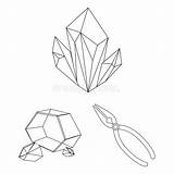 Jeweler Minerals sketch template