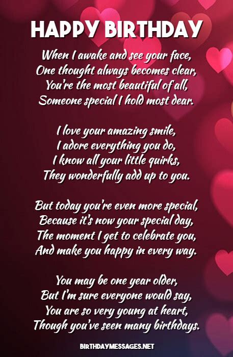 Heart Touching Birthday Poems For Him