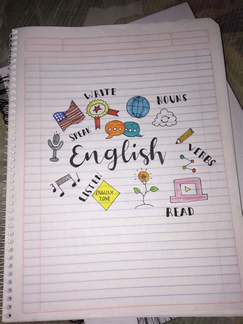 cover page ideas  english project