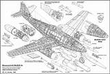 Messerschmitt 262 Cutaway Me262a Me262 Ataque Caza Luftwaffe Aviones Generales sketch template