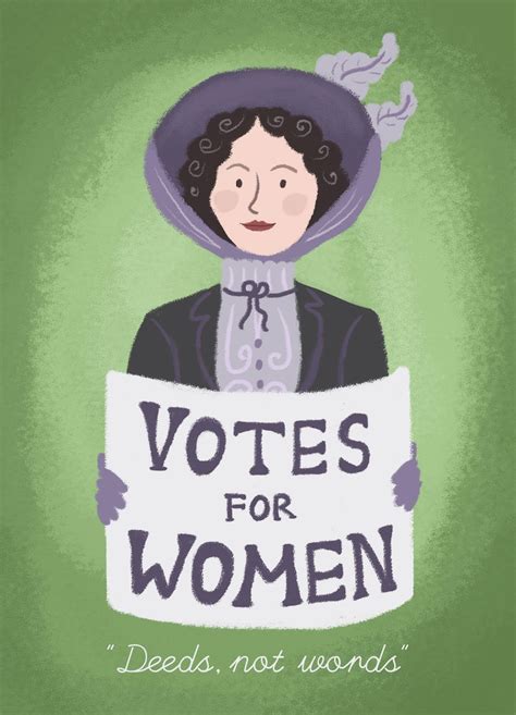 emmeline pankhurst suffragette votes for women postcard etsy