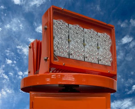 led rotating beacon installed  bct boca raton airport