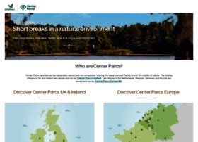 centerparcscom  website informer visit centerparcs