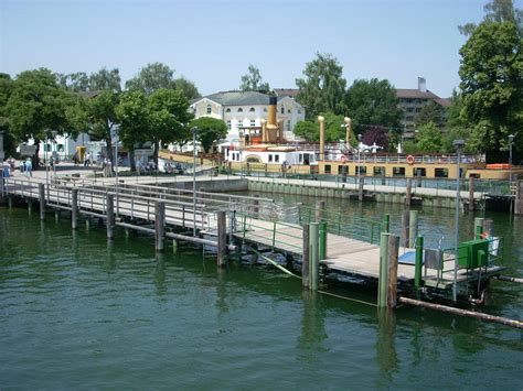 bild anlegestelle prien zu prien  chiemsee  prien  chiemsee