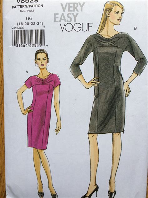 vogue  uncut draped neck dress sheath dress yoke etsy