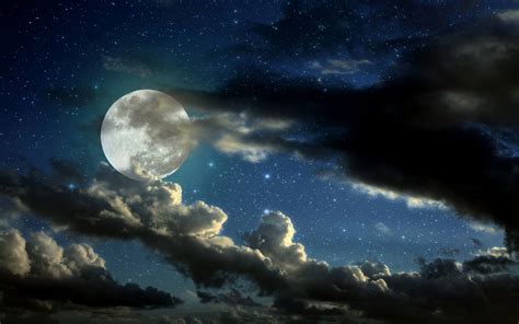 atmospheric phenomena pictures moon   starry sky  night