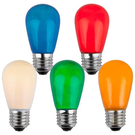 colored party bulbs multicolor opaque yard envy