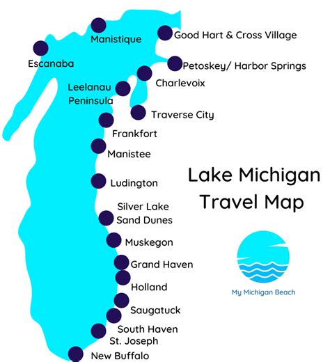 Lake Michigan Beach Towns Map My Xxx Hot Girl