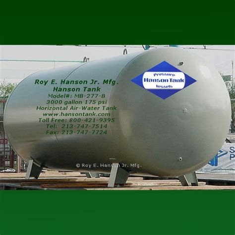 mbb  gallon hydropneumatic asme tank code