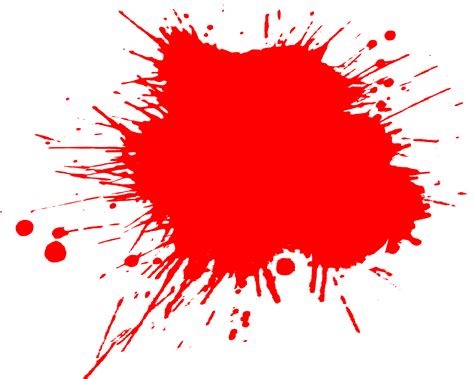 red splat png png image collection