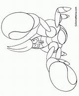 Colorear Crabrawler sketch template