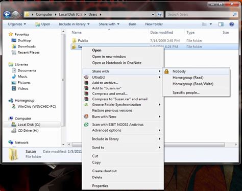 windows  tutorial   unshare  users folder  windows  hubpages