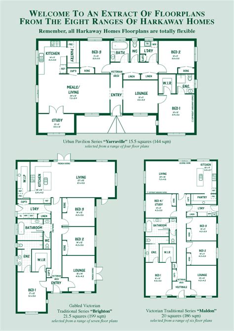 harkaway homes floor plans  home plans design