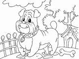 Bulldog Coloring Pages Dog English Template Templates Georgia Large Animal Colouring Edupics Printable Part Kids Choose Board Dogs sketch template