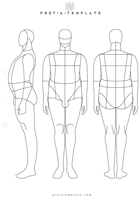 body templates  drawing  getdrawings