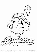 Indians sketch template