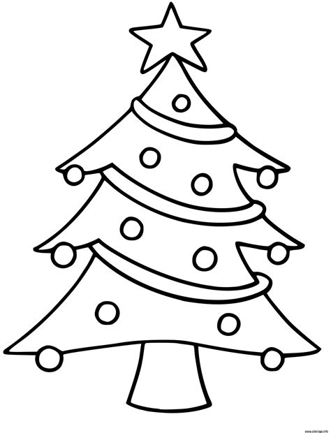 coloriage sapin de noel maternelle prescolaire dessin noel maternelle