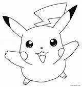 Pikachu sketch template