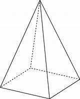 Pyramid Triangular Prism sketch template