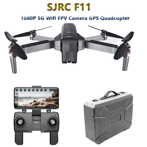 sjrc  gps  drone  wifi fpv p camera brushless quadcopter mins flight time gesture