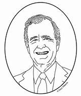 George Bush Lyndon Johnson Clipart Drawing President Clipground Getdrawings sketch template