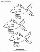 Fish Printable Templates Shape Cutouts Coloring Template Kids Shapes Blank Printables Preschool Pages Clipart Inch Library Popular Timvandevall sketch template