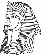 Tut Pharaoh Tutankhamun Getdrawings Vectorified sketch template