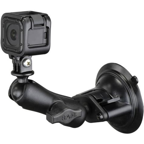 ram mounts twist lock suction cup mount  custom gopro hero adapter walmartcom walmartcom