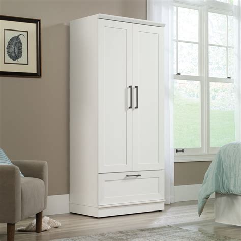 sauder homeplus wardrobestorage cabinet soft white finish walmartcom walmartcom