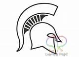 Michigan State Logo Spartan Spartans Clip Embroidery Football Size Designs Etsy sketch template