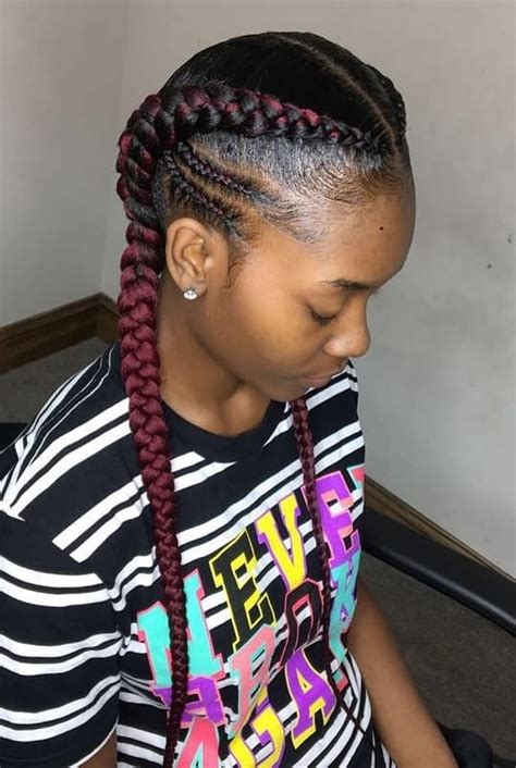 15 amazing two french braid styles for black women affopedia