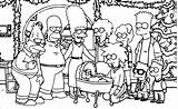 Simpsons Coloring Wecoloringpage sketch template