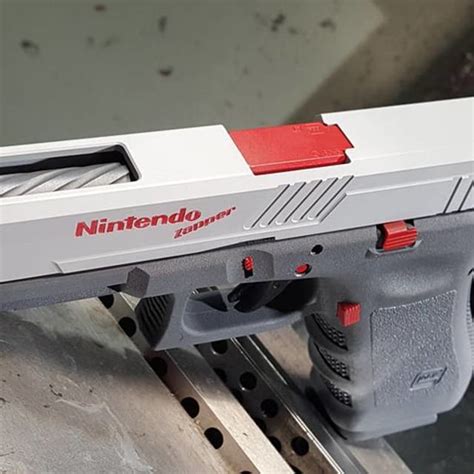 Somone Turned A Real Glock Into The Gun From Nintendos Duck Hunt