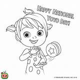 Cocomelon Yoyo Xcolorings Pet Rhymes Tagged sketch template