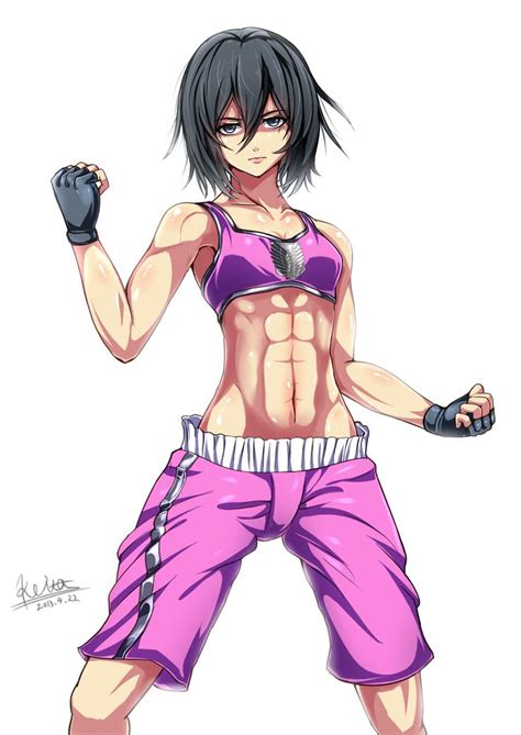 Mikasa S Fighting Pose Cool Drawings Pinterest Anime Sexy Sexy