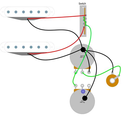 electric guitar wire diagram