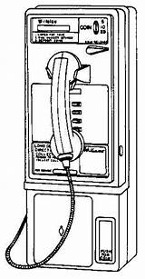 Phone Drawing Line Payphone Ross Jim Miscellaneous Payphones Military Part Telephonetalk Page2 sketch template