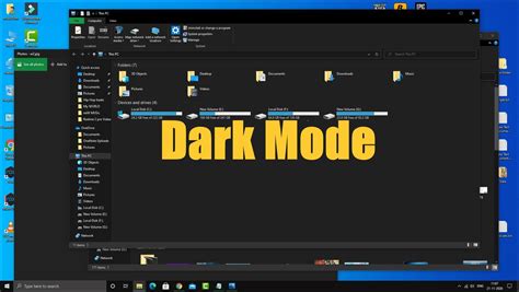 windows  dark mode theme