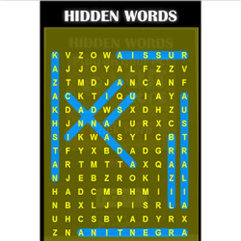 hidden words games picnic