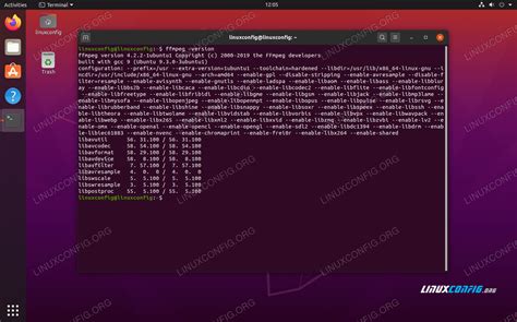 Ubuntu 20 04 Ffmpeg Installation Linux Tutorials Learn