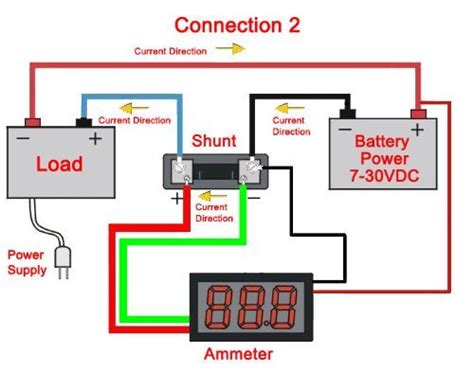 dc amp meter wiring diagram