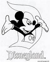 Disneyland Coloring Pages Disney Printable Mickey Print Color Book Drawing Colouring Logo Sheets Info Kids Clipart Getdrawings Printables Quality High sketch template