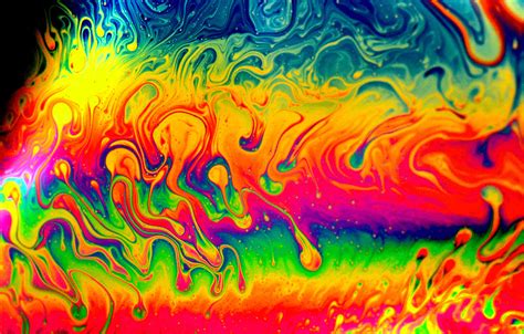 Lovely Bubbly Psychedelic Close Ups Of Soapy Water