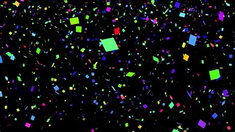 free looping video background of confetti for new years