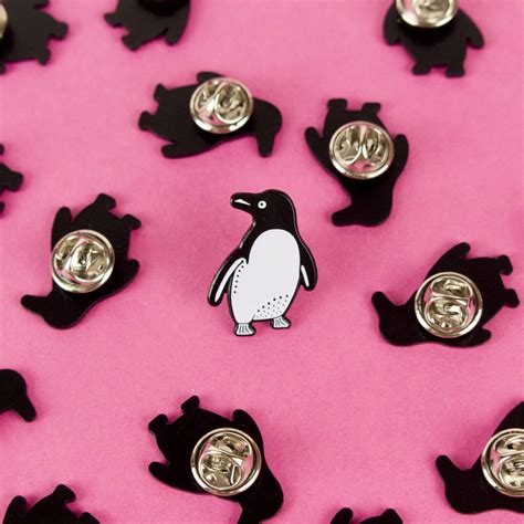 Penguin Enamel Pin Stocking Filler By Darwin Designs