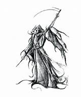 Reaper Grim Getdrawings Adults Pngkit sketch template