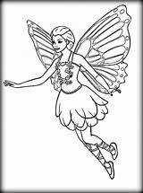 Barbie Coloring Pages Mariposa Getcolorings sketch template